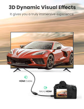 Carica l&#39;immagine nel visualizzatore di Gallery, UGREEN Cavo Micro HDMI Maschio a Femmina 4K 3D Supporta ARC Ethernet... - Ilgrandebazar