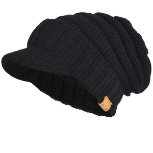 VECRY Uomo Berretti in Maglia Cappellini Skull Cotton Slouch Beanie...