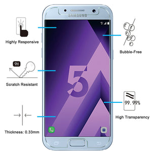 NEW'C Pacco da 2 Pezzi, 2 X panzerglas samsung galaxy a5 2017, Trasparente