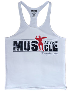 Muscle Alive Uomo Fitness sotto Maglie Sportive Canotta Bodybuilding... - Ilgrandebazar