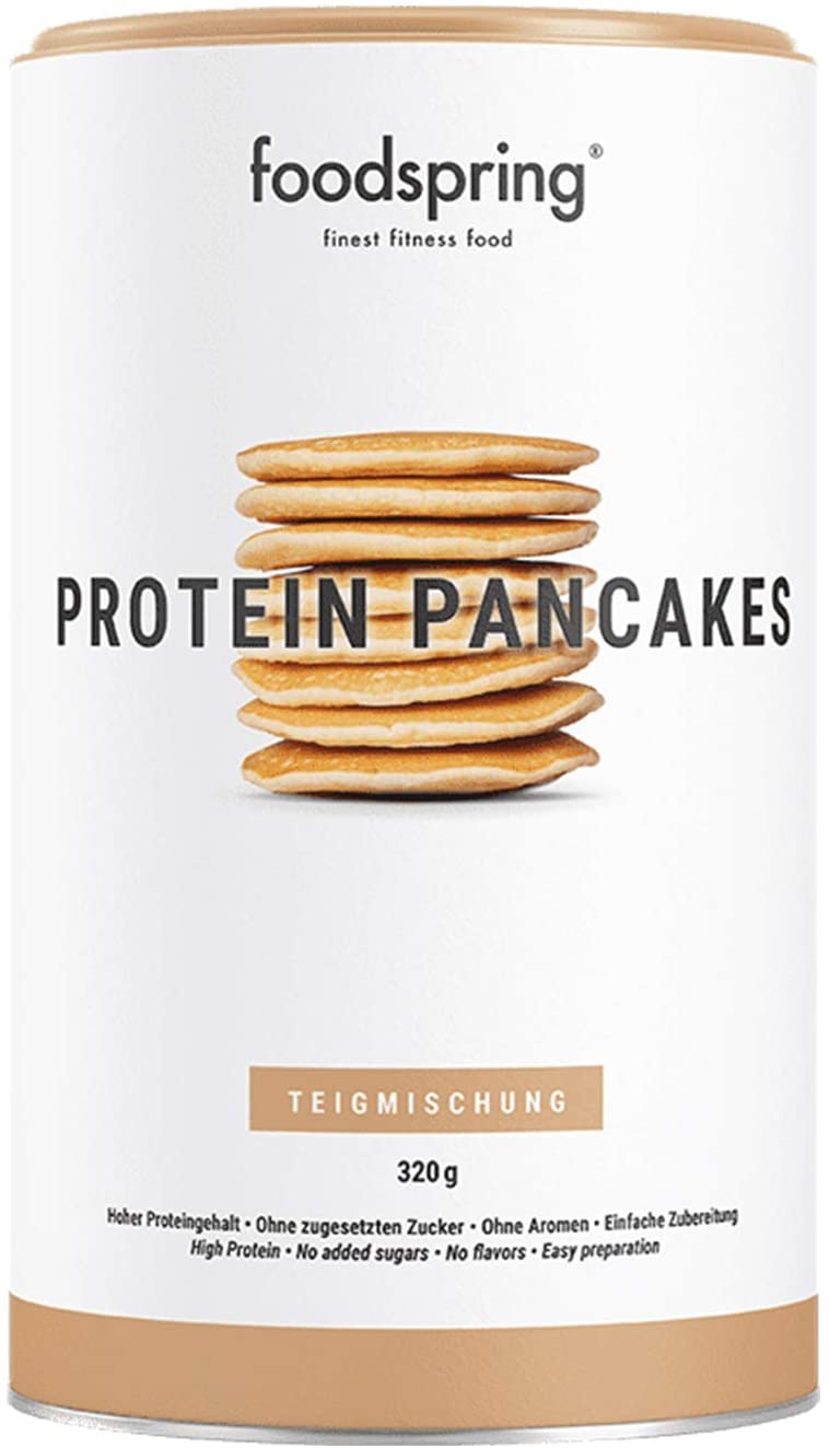 foodspring Pancake Proteici, 320g, 50% di proteine –