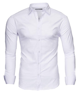 Kayhan Uni Camicia Slim Fit, Lightgrey (L) - Ilgrandebazar