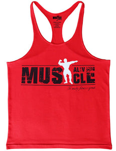 Muscle Alive Uomo Fitness sotto Maglie Sportive Canotta Bodybuilding... - Ilgrandebazar