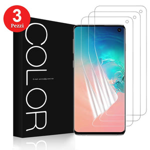 G-Color [3 Pezzi] Pellicola Galaxy S10, Trasparente TPU Non di... - Ilgrandebazar