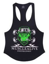 Carica l&#39;immagine nel visualizzatore di Gallery, Muscle Alive Uomo Fitness sotto Maglie Sportive Canotta Bodybuilding... - Ilgrandebazar