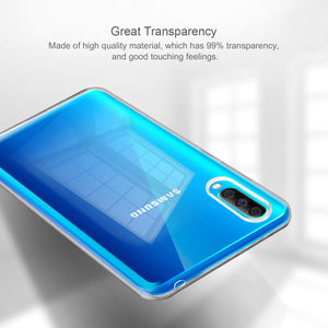 Leathlux Cover Samsung Galaxy A50 2019 Custodia Trasparente + Pellicola... - Ilgrandebazar