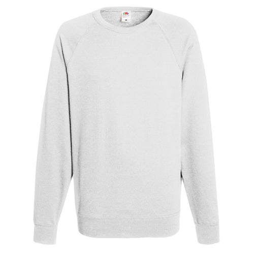 Fruit of the Loom Raglan Sweatshirt, Felpa Uomo, Nero (Black), Medium - Ilgrandebazar