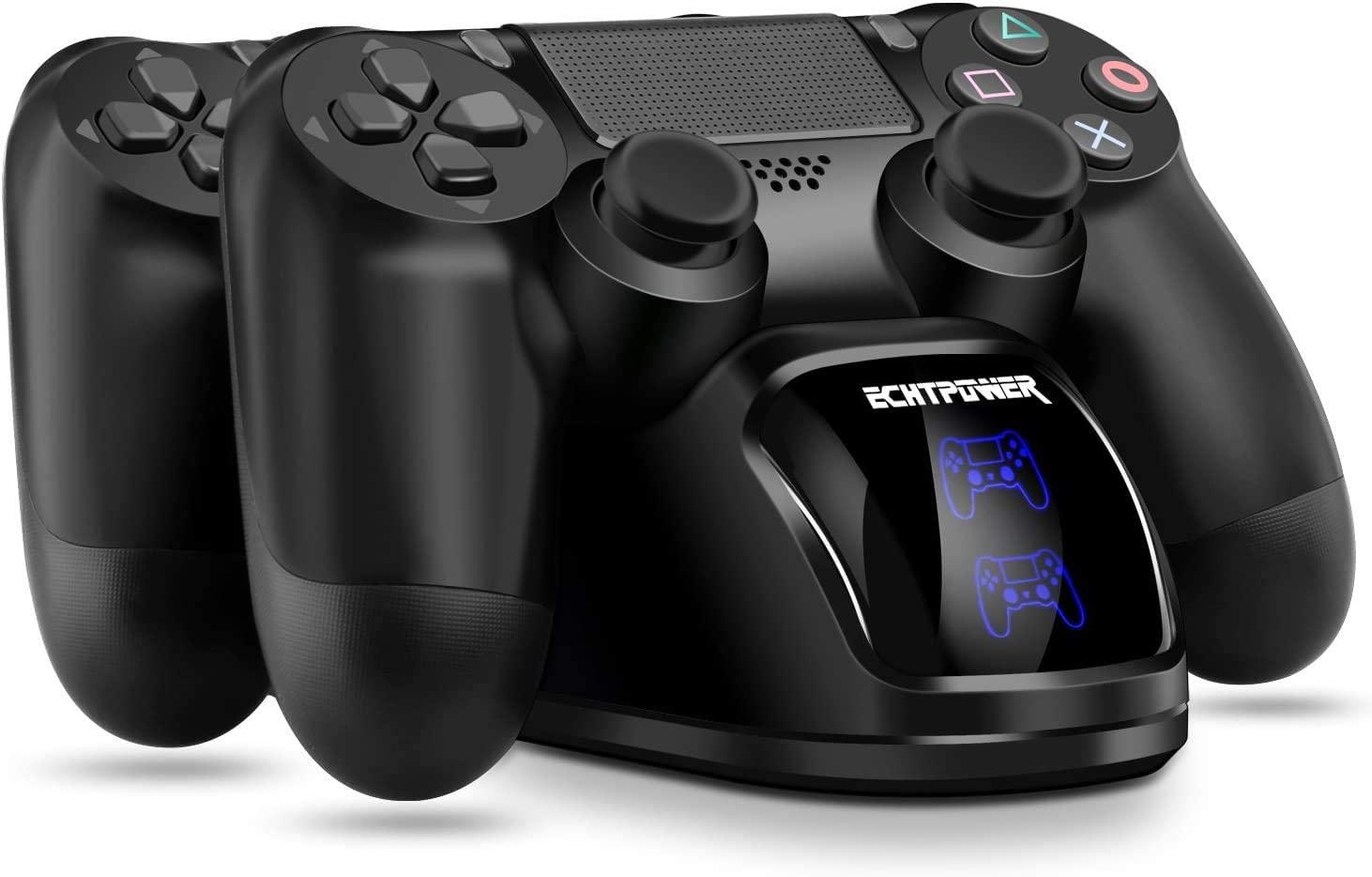Ricarica Controller PS4,ECHTPower PS4 Docking Station e Indicatore