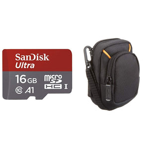 SanDisk Ultra Scheda di Memoria MicroSDHC da 16 GB e Adattatore, con A1 App...