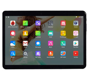 Octa Core CPU - Tablet Android da 10", 4 GB RAM, memoria interna Metallo nero - Ilgrandebazar