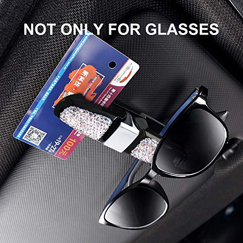 2 confezioni porta occhiali da auto universale visiera per auto