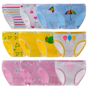 Anntry Bambine 10-12 Pezzi Slip Morbidi Bambini Confortevoli Biancheria... - Ilgrandebazar