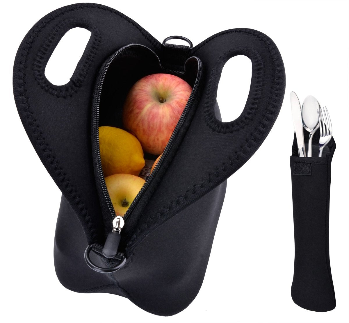 COOFIT Borsa Termica, Termica Pranzo Piccola Picnic Ufficio Porta Nero –