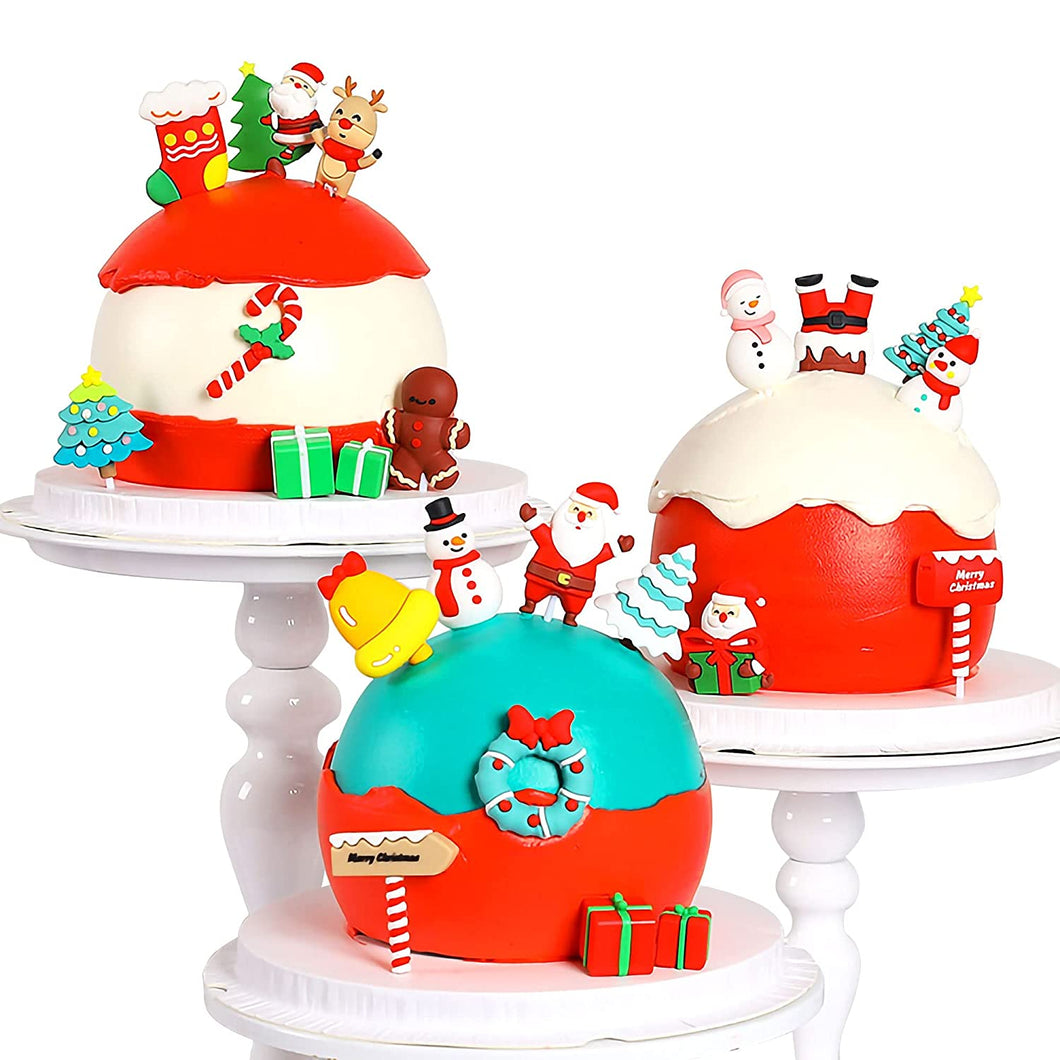 JeVenis 20 decorazioni natalizie di lusso, decorazioni per torte di Na –
