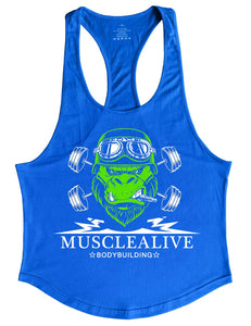 Muscle Alive Uomo Fitness sotto Maglie Sportive Canotta Bodybuilding... - Ilgrandebazar