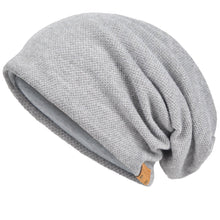 Carica l&#39;immagine nel visualizzatore di Gallery, VECRY Uomo Berretti in Maglia Cappellini Skull Cotton Slouch Beanie...