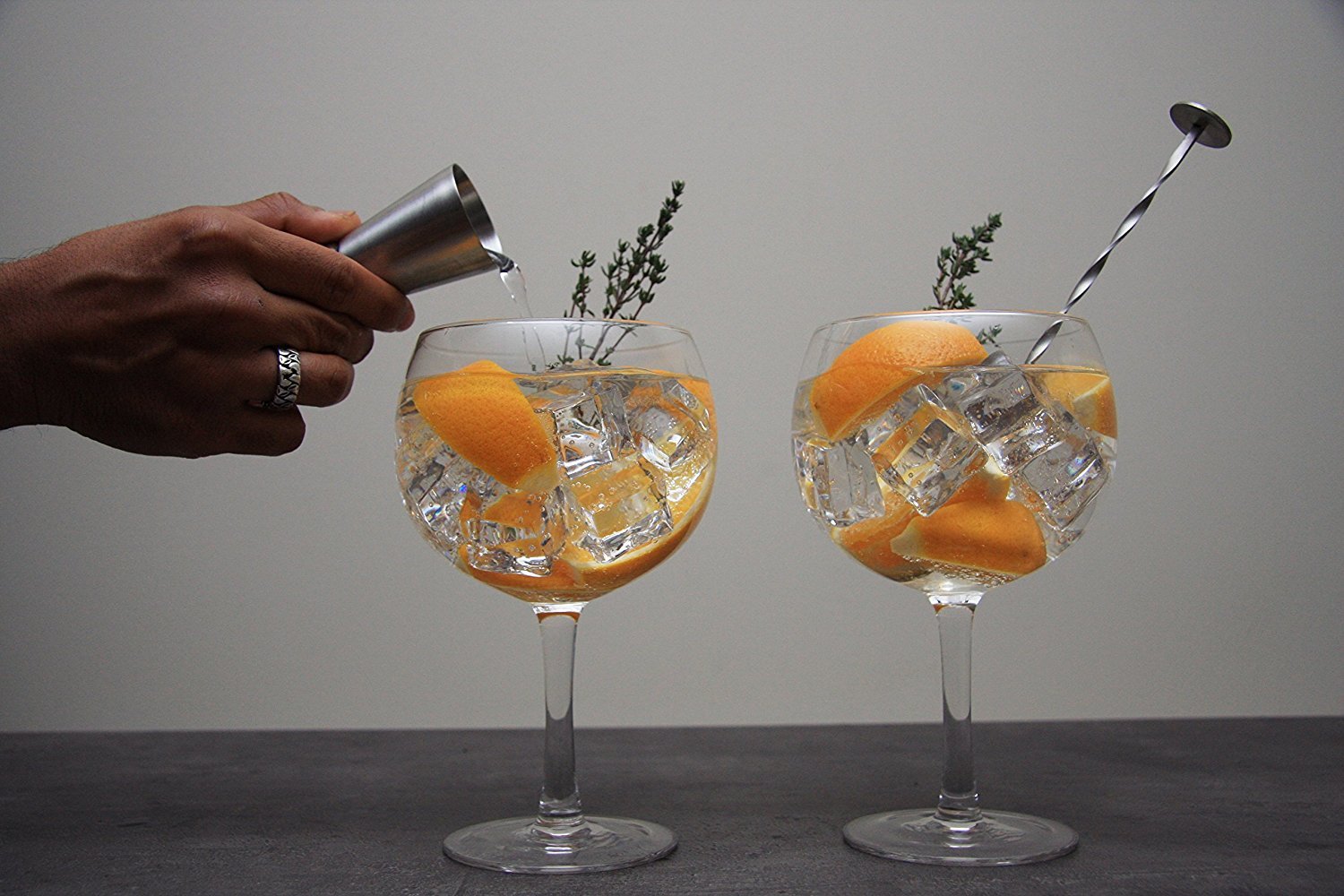 Vemacity®, bicchieri da gin per amanti del gin. Set di 2 fatti a