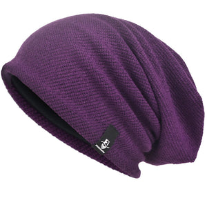 VECRY Uomo Berretti in Maglia Cappellini Skull Cotton Slouch Beanie...