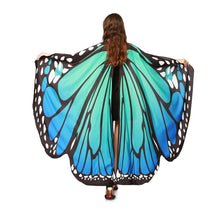 Carica l&#39;immagine nel visualizzatore di Gallery, 168cm * 135cm Farfalla Scialle Donna Ali Costume Sciarpa Grande Poncho... - Ilgrandebazar