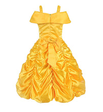 Carica l&#39;immagine nel visualizzatore di Gallery, ALEAD Costume da Principessa Belle Vestiti ed Accessori di 6-7 anni, Giallo - Ilgrandebazar