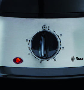 Russell Hobbs 19270-56 Vaporiera, 800 Watt, 9 Litri, 9 Nero / Acciaio