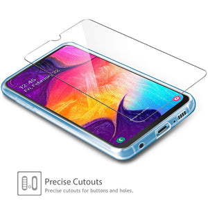 Leathlux Cover Samsung Galaxy A50 2019 Custodia Trasparente + Pellicola... - Ilgrandebazar