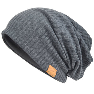 VECRY Uomo Berretti in Maglia Cappellini Skull Cotton Slouch Beanie...