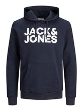 Carica l&#39;immagine nel visualizzatore di Gallery, JACK &amp; JONES Jjecorp Logo Sweat Hood Noos Cappuccio, Nero (Black Detail:Reg... - Ilgrandebazar