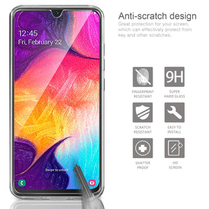 Leathlux Cover Samsung Galaxy A50 2019 Custodia Trasparente + Pellicola... - Ilgrandebazar