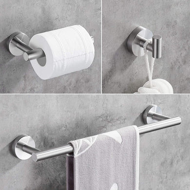 Porta rotolo di carta igienica adesivo da cucina autoadesivo porta rotolo  di carta igienica nessuna perforazione per bastone da bagno a parete  inossidabile