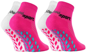 Rainbow Socks - Ragazza Ragazzo Neon Calze Sportive Antiscivolo - 2 paia -... - Ilgrandebazar