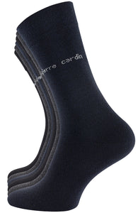 Pierre Cardin® 6 paia di calze da uomo - nero e colorate - Ilgrandebazar