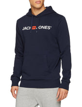 Carica l&#39;immagine nel visualizzatore di Gallery, JACK &amp; JONES Jjecorp Logo Sweat Hood Noos Cappuccio, Nero (Black Detail:Reg... - Ilgrandebazar