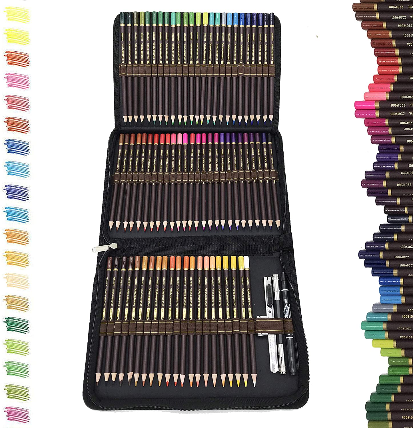 Professionale Matite Colorate Kit per Schizzo e Disegno Artistico