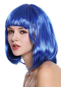 WIG ME UP ® - 0073-3-PC3 Parrucca Donna Carnevale Bob Lungo Altezza... - Ilgrandebazar