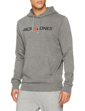 Carica l&#39;immagine nel visualizzatore di Gallery, JACK &amp; JONES Jjecorp Logo Sweat Hood Noos Cappuccio, Nero (Black Detail:Reg... - Ilgrandebazar