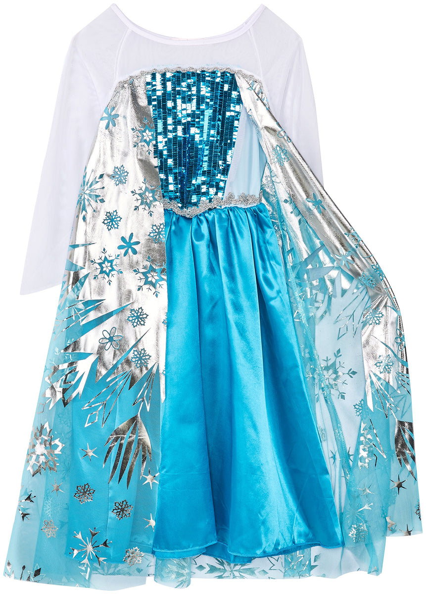 Fashion Classic Costume da Bambina Fantasia Principessa Elsa di Frozen –