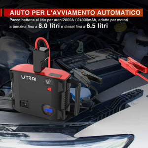 Avviatore UTRAI Jstar 6 Jump con compressore d'aria Italy