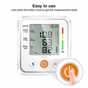 Misuratore per pressione sanguigna da braccio, Ampio display digitale LCD auto