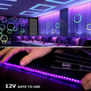 Onforu 5M UV Striscia Flessibile Ultraviolette a 300 LEDs, Ultravioletto...