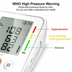 Misuratore per pressione sanguigna da braccio, Ampio display digitale LCD auto