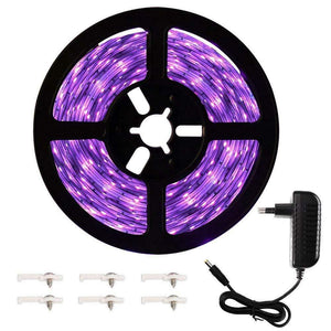 Onforu 5M UV Striscia Flessibile Ultraviolette a 300 LEDs, Ultravioletto...