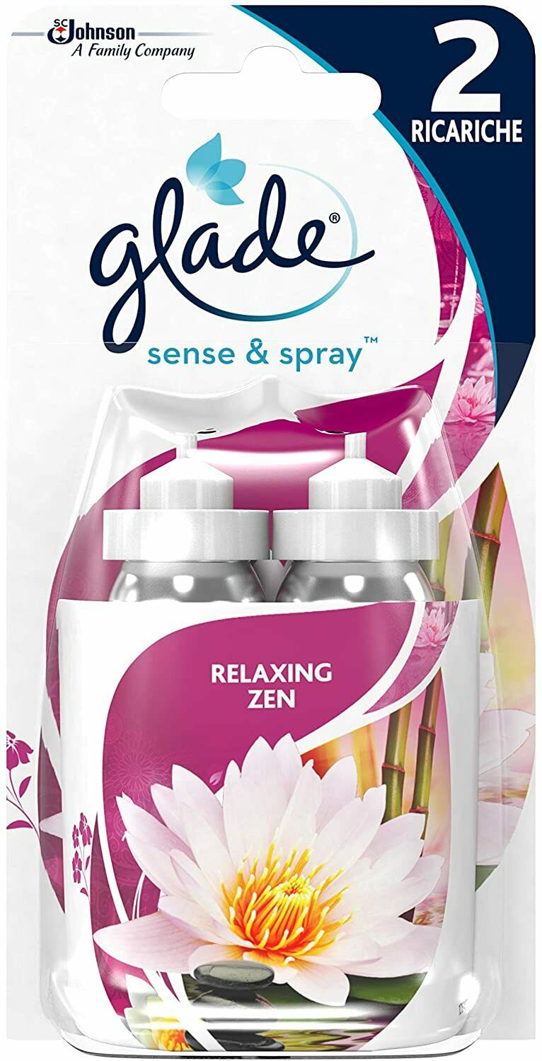 2 x Ricariche per profumo d'ambiente Glade Sense & Spray, Fragranza Re –