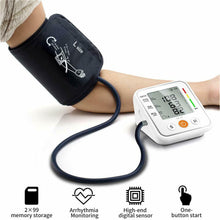 Carica l&#39;immagine nel visualizzatore di Gallery, Misuratore per pressione sanguigna da braccio, Ampio display digitale LCD auto